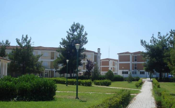 Εικόνα από τις εγκαταστάσεις της Φοιτητικής Εστίας στη Λάρισα.