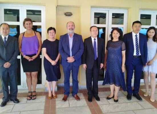 Επίσημη επίσκεψη της Αντιπροσωπείας του Nanjing Normal Πανεπιστημίου της Κίνας στο Πανεπιστήμιο Θεσσαλίας
