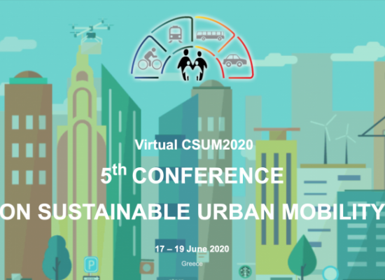 5o Συνέδριο Βιώσιμης Αστικής Κινητικότητας (Virtual CSUM2020) 