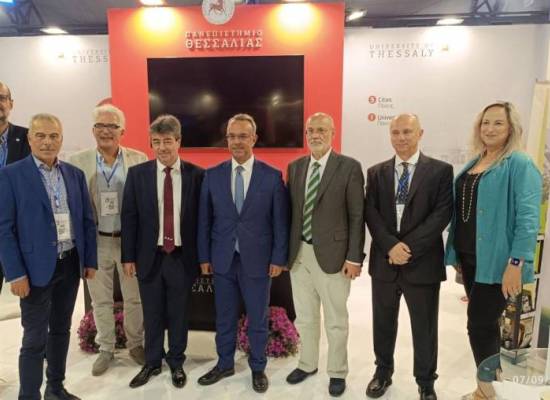 The UTH Administration and members of the Board with the Minister of Infrastructure and Transportation Mr. Chr. Staikoyras and General Secretary Mr. Magoylas