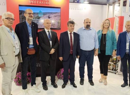 The UTH Administration and members of the Board with the Depury Minister of Climate Crisis and Civil Protection Mr. Chr. Triantopoylos