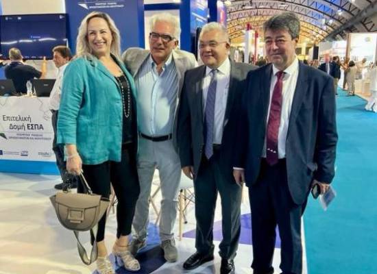 The UTH Administration with the General Secretary of Higher Education Mr. N. Papaioannou