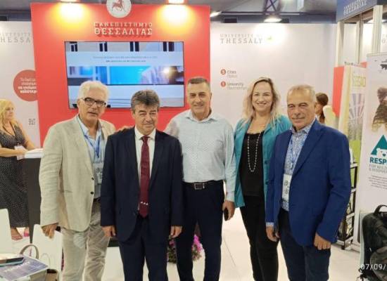 The UTH Administration with the Regional Governor of Thessaly Mr. D. Kouretas
