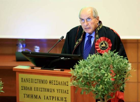 Τελετή Αναγόρευσης του Καθηγητή Ορθοπαιδικής Παναγιώτη Νικολάου Σουκάκου