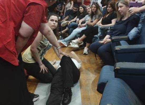 Φοιτήτριες/τές 4ου έτους του Π.Τ.Π.Ε. επιμορφώνονται στις πρώτες βοήθειες με την υποστήριξη του Ε.Ε.Σ. (Παράρτημα Βόλου)