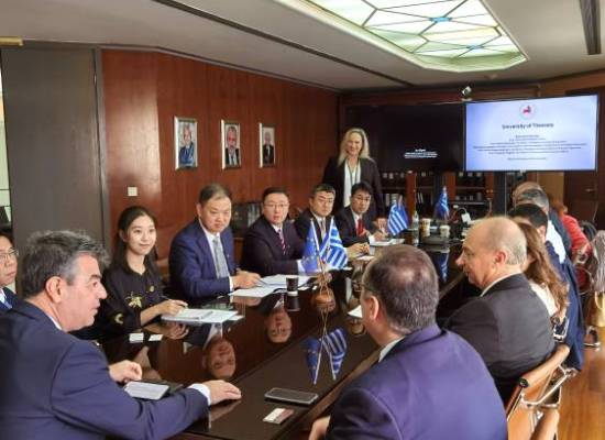 Επίσκεψη Αντιπροσωπείας υψηλού επιπέδου από το Beijing University of Posts & Telecommunications στο Πανεπιστήμιο Θεσσαλίας 