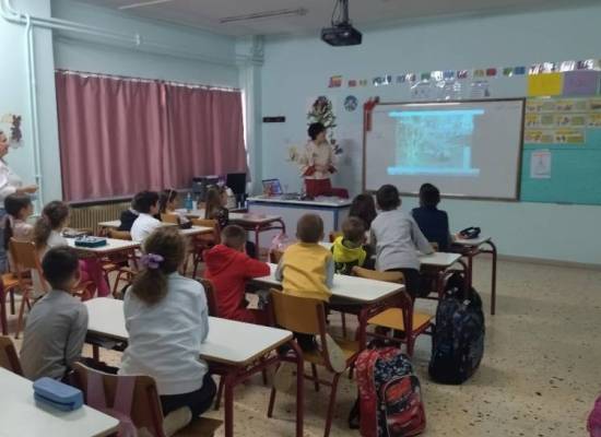 Επίσκεψη του Ινστιτούτου Κομφούκιος του Πανεπιστημίου Θεσσαλίας στο 4ο Νηπιαγωγείο και στο 4ο Δημοτικό σχολείο Καρδίτσας