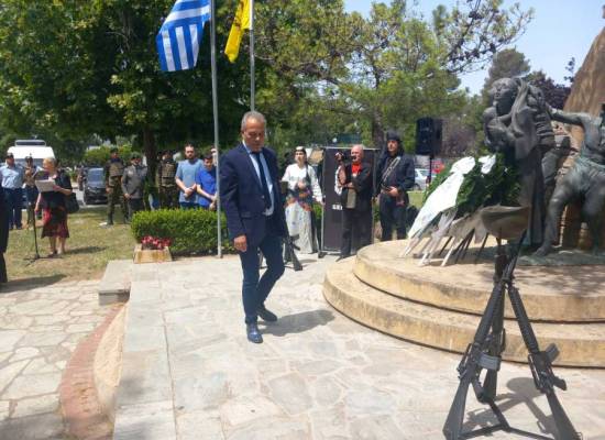 Ημέρα Μνήμης της Γενοκτονίας των Ελλήνων του Πόντου - Κατάθεση στεφάνου από τον Αντιπρύτανη Πλαγερά
