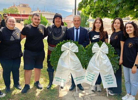 Ημέρα Μνήμης της Γενοκτονίας των Ελλήνων του Πόντου - Κατάθεση στεφάνου από τον Αντιπρύτανη Πλαγερά