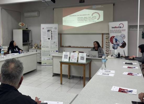 Ολοκλήρωση δράσεων της εκπαιδευτικής πλατφόρμας InnoMeatEdu στο Πανεπιστήμιο Θεσσαλίας