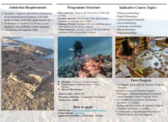 Field Archaeology in Greece: Interdisciplinarity and Cutting Edge Technologies