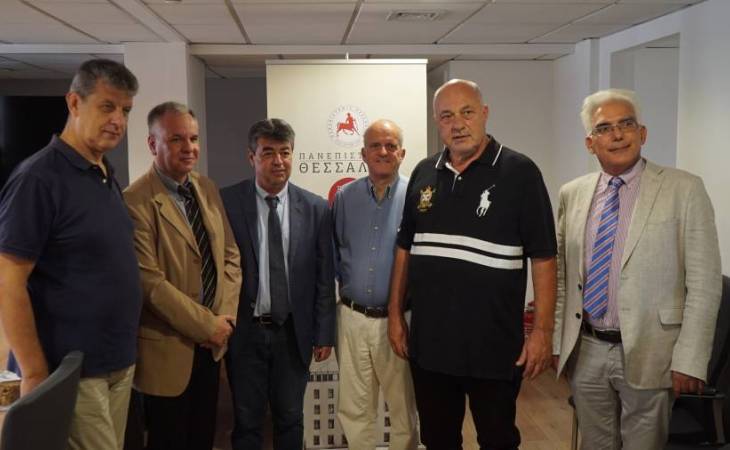 Συνάντηση του Δημάρχου Βόλου με τον Πρύτανη στο Πανεπιστήμιο Θεσσαλίας