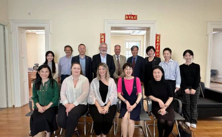 Επίσκεψη του Γενικού Διευθυντή του Κέντρου Προώθησης την Κινεζικής Γλώσσας και Πολιτισμού (Center for Language Education and Cooperation-CLEC) στο Ινστιτούτου Κομφούκιος του Πανεπιστημίου Θεσσαλίας