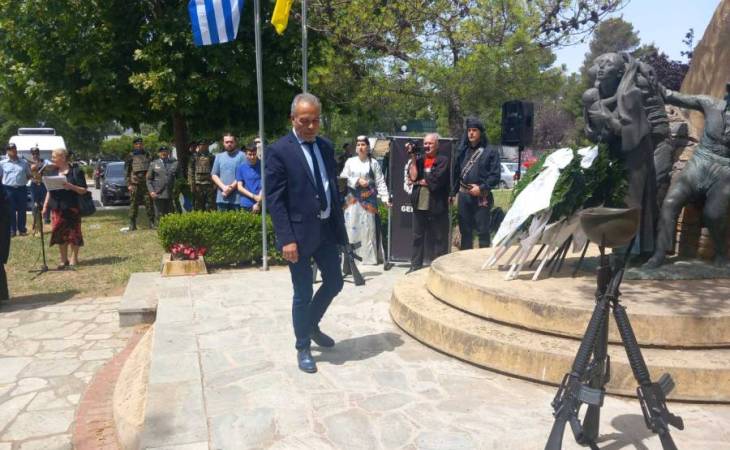 Ημέρα Μνήμης της Γενοκτονίας των Ελλήνων του Πόντου - Κατάθεση στεφάνου από τον Αντιπρύτανη Πλαγερά